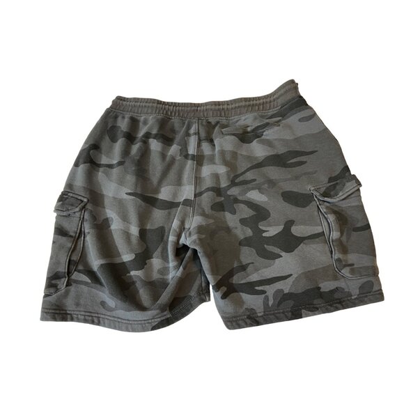 CSG Mens Size 2XL Camouflage Cargo Shorts Drawstring Waist Pockets Gorpcore Y2K - Picture 2 of 8